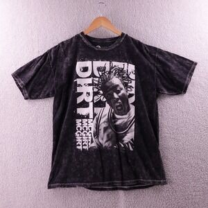 Wu Tang Clan Ol Dirty Bastard Graphic T Shirt Black Mineral Wash Size M